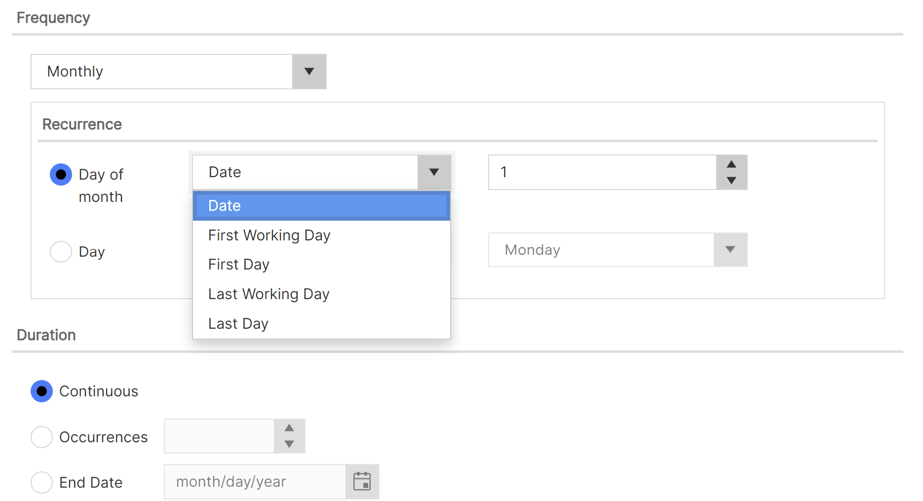 schedule recurring tasks