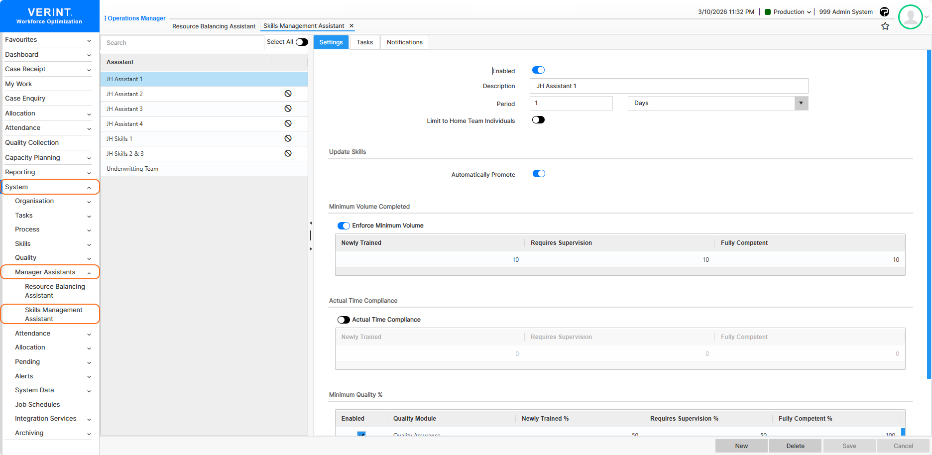Skills Management Assistant