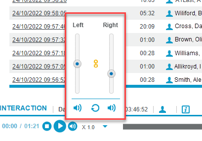 Dual volume control